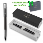 Parker VECTOR XL čierny roller so strieb. klipom CT RB